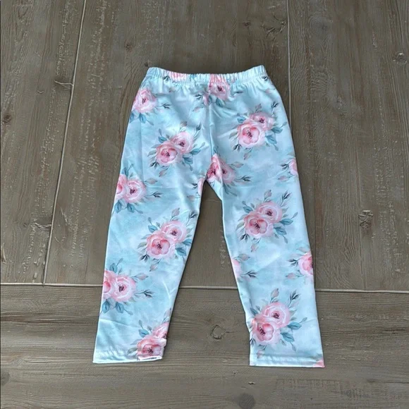 Adorable Sweetness Two Piece Peach Ruffle Tiered Capri Set - Size 2T - NWOT - Picture 8 of 12